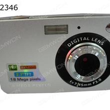 Dc530 digital camera camera 2.7 inches 8 x digital zoom 18 million pixels high definition video stabilization flash silver original. Camera DC530