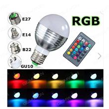 CJ-026 RGB Remote control lamp, 16 kinds of color change，E27 Other CJ-026 RGB REMOTE CONTROL LAMP