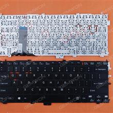 Sony Pro 13 SVP13 SVP132A1CM SVP1321C5E BLACK (Without FRAME,Without foil, Win8) US 9Z.N9QBF.001 Laptop Keyboard (OEM-B)