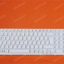 SONY SVE15 WHITE FRAME WHITE RU N/A Laptop Keyboard (OEM-B)