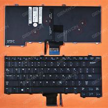 DELL Latitude E7440 E7420 E7240BLACK (Without Point stick,Backlit For Win8) US N/A Laptop Keyboard (OEM-B)