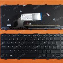 HP PROBOOK 440 G0 440 G1 445 G1 440 G2 445 G2 430 G2 BLACK FRANE BLACK Backlit,For Win8) LA N/A Laptop Keyboard (OEM-B)