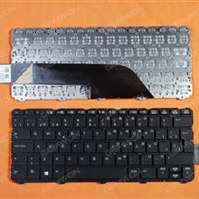 HP Elitebook X2 1012 BLACK （Without FRAME）WIN8 SP N/A Laptop Keyboard (OEM-B)