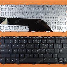 HP Elitebook X2 1012 BLACK （Without FRAME）WIN8 US 6037B0118001 Laptop Keyboard (OEM-B)