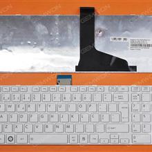 TOSHIBA L850 WHITE FRAME WHITE PO N/A Laptop Keyboard (OEM-B)