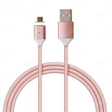 ：Magnetic USB Cable - Android Micro-B Devices, Charging And Data Transfer(Supprt Express Charge Mode) ROSE GLOD Charger & Data Cable N/A