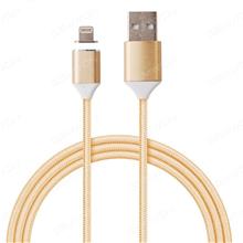 Magnetic USB Cable iPhone 5 5S 6 6S 7,7p...Devices, Charging And Data Transfer(Supprt Express Charge Mode) gold Charger & Data Cable N/A