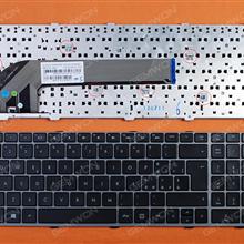 HP 4540S 4545S GRAY FRAME BLACK WIN8（OEM） IT N/A Laptop Keyboard (OEM-A)
