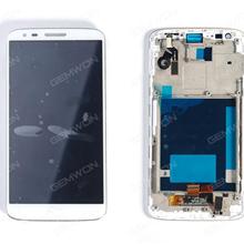 LCD+Touch Screen+Frame For LG G2 D800 White Phone Display Complete LG G2 D800