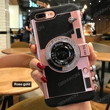 New iPhone6s South Korea Amigo creative retro anti-drop SLR camera phone shell Rose gold Case iPhone6s