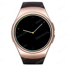 Smart pluggable card communication watch, Bluetooth Ver4.0, compatible with Andrews, Apple system  Gold Smart Wear KW18