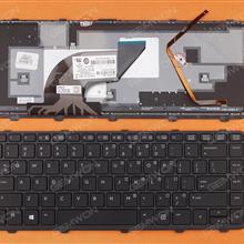 HP PROBOOK 640 G1 645 G1 BLACK FRAME BLACK (BLACKlit,WIN8) US 787294-001 Laptop Keyboard (OEM-B)