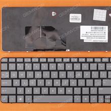 HP mini 100E GRAY US 615967-001 Laptop Keyboard (OEM-B)