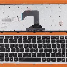 LENOVO S400 SILVER FRAME BLACK Win8 FR N/A Laptop Keyboard (OEM-B)