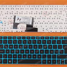 HP MINI 200-4200 BLUE FRAME BLACK(Without foil) (Compatible with MINI 210-3000 1103 110-3500 ) LA N/A Laptop Keyboard (OEM-B)