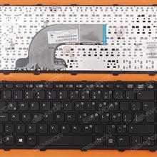 HP PROBOOK 440 G0 440 G1 445 G1 440 G2 445 G2 430 G2 BLACK FRANE BLACK WIN8 LA N/A Laptop Keyboard (OEM-B)