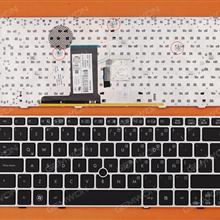 HP 2560P SILVER FRAME BLACK (With point stick,Win8) LA N/A Laptop Keyboard (OEM-B)