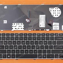 HP ProBook 4400S GRAY FRAME BLACK WIN8 US 90.4SI07.I01  701282-001 Laptop Keyboard (OEM-B)