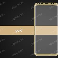 Samsung mobile phone Galaxy S8 screen protection film, [2 packets] [full coverage] gold Screen Protector N/A