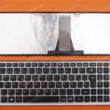 LENOVO G505S SILVER FRAME BLACK  (For Win8) SP N/A Laptop Keyboard (OEM-B)