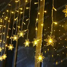 3.5 meters, 96 LED snowflakes, ice bars, lights, 8 kinds of change patterns, European regulations, Colorful LED String Light 96 led lanterns series of snow