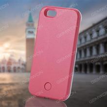 Mobile phone shell Selfie LED Light, iPhone 6 LED Light Up Selfie Luminous Phone Cover Case, Pink Selfie LED Light IPHONE 6 SELFIE LED LIGHT