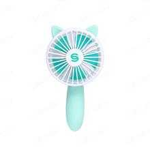 Fox hand-held fan, third gear speed, handle can be rotated 180 ° mini portable travel outdoor fan green Camping & Hiking SS-004