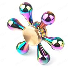 Six arms colorful gyro gift toys gyroscope Stress Reliever Needs N/A