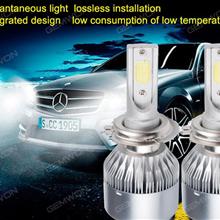 Car led lamp H7 Lights Bulbs LED Headlights 12V 6000K 3800ML  C6 H7  Auto Lamps Auto Replacement Parts C6-H7