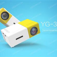 YG300 1080P 80 inch home video mini portable LED projector with USB / SD / AV / HDMI input Projector YG300