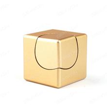 New Cube Hand Spinner Metal Tri Fidget Focus Tool Desk Toy EDC Cube Square Gift Colorful Stress Reliever Needs N/A