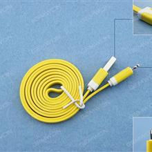 USB Data Cable For iPhone5 Yellow Charger & Data Cable N/A