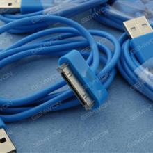USB Data Cable Color Cord For iPhone 4/4S Blue Charger & Data Cable N/A
