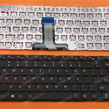 Lenovo Ideapad Y40-70 Y40-80 BLACK  win8 (Red side,without FRAME) US N/A Laptop Keyboard (OEM-B)