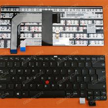 ThinkPad T460S BLACK FRAME BLACK  (For Win8) UK N/A Laptop Keyboard (OEM-B)