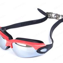 AdjustableAdult Summer Diving Swimming Glasses Goggles Set w/ Earplugs Red box Glasses OB928