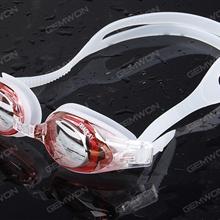 Special Adjustable Anti-Fog Myopic Swimming Goggle Glasses + Silicone Ear Plug red Glasses OB9300