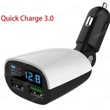 Quick Charge 3.0 Universal Double 2USB Port Car Charger Adapter For iPhone 5S 6 7 Plus Samsung HUAWEI Car Appliances R58Q