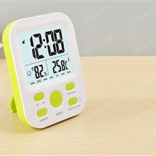 Temperature and humidity alarm clock multi-function electronic gifts LED electronic alarm clock smart clock lazy electronic clock. yellow Other 9906