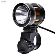 Bicycle lights, night riding lights, outdoor tent lights, charging waterproof LED, head lights, Black gold Cycling Riding lamp