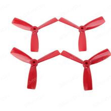 1 Pairs Bullnose Wine red clover paddle new airfoil 4045 CW/CCW Prop for Race FPV Drone Drone Parts PJ-006