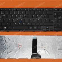 TOSHIBA Tecra R850 BLACK FRAME GLOSSY WIN8（With Point stick） SP N/A Laptop Keyboard (OEM-A)