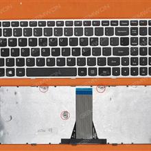 LENOVO G50-70 SILVER FRAME BLACK  WIN8 US V136520WS1 Laptop Keyboard (OEM-B)