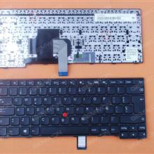 Thinkpad E450 E455 E450C BLACK FRAME BLACK(With Point stick,Win8) SP SN20K95195 Laptop Keyboard ( )