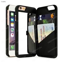 iPhone 7 Cosmetic mirror mobile phone shell, Fashion Makeup mirror flip Wallet mobile Phone case, Black Case IPHONE 7 COSMETIC MIRROR MOBILE PHONE SHELL