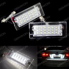 2Pcs Car  LED license plate lights for BMW E83 X3 2003-2010/E53 X5 1999-2006 Auto Replacement Parts PZD
