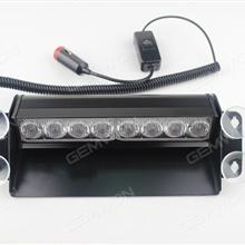 Emergency flash red and blue 8 LED warning flash various police car flash mode Auto Replacement Parts 8LED