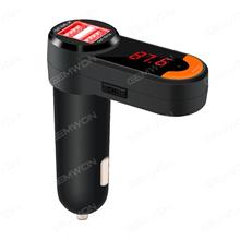 3 in 1 Wireless Bluetooth FM Transmitter Hands Free Car Kit, Hands Free Calling MP3 Player USB Car Charger for iPhone, Samsung，Cell Phones & Tablet PC Car Appliances BC10