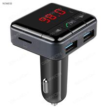 Bluetooth FM Transmitter  Bluetooth Car Charger MP3 Player with Dual USB Ports Charger LED Display Hands-free Call, Support Phone App Control for iPhone, iPad, iPod, Samsung, MP3, MP4,ect. Car Appliances BC12B