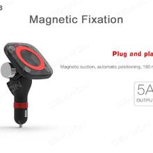 Car Charger Magnetic Wireless Charging Kit Qi Standard 180°C Adjustable Wireless Charging Mount Holder Cradle+Micro USB Type A Wireless Charging Receiver QI Magnetic Charging Receiver Micro Type-C Module Patch Wireless Charger For Android Smartphones Car Appliances KT-C4